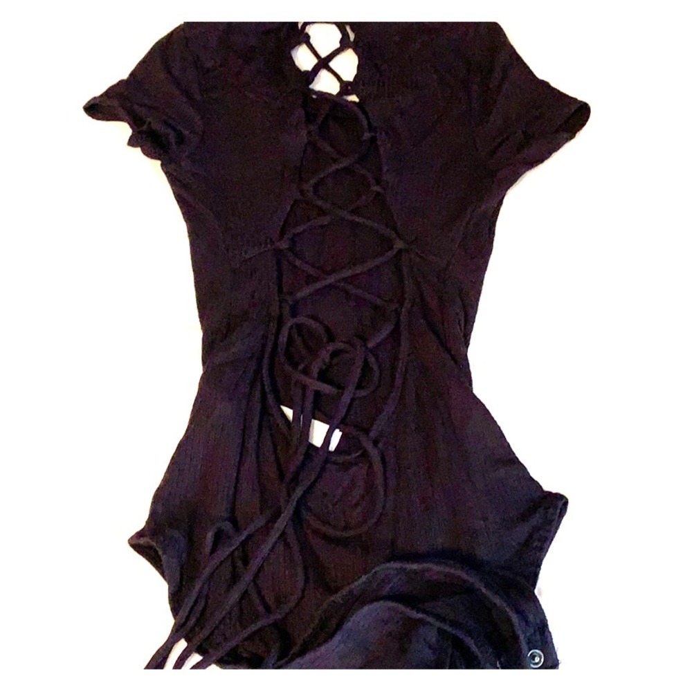 Xs tie back Abercrombie bodysuit